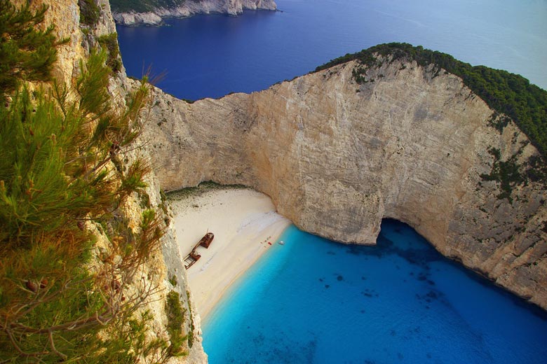 Navagio Beach, Zante Greece