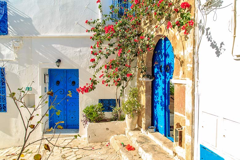 Beautifully blue-and-white Sidi Bou Said Beautifully blue-and-white Sidi Bou Said