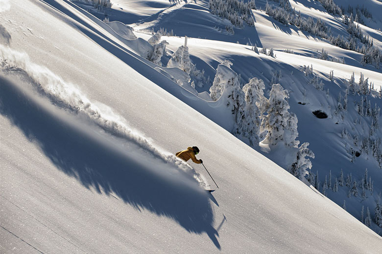 Skier at Revelstoke Mountain Resort © Dave Heath - Destination British Columbia