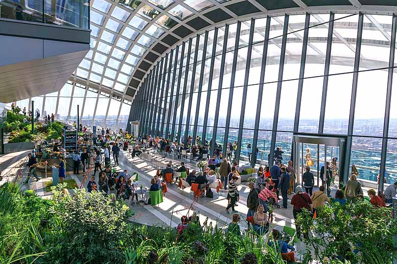 Sky Garden in the City of London Sky Garden in the City of London