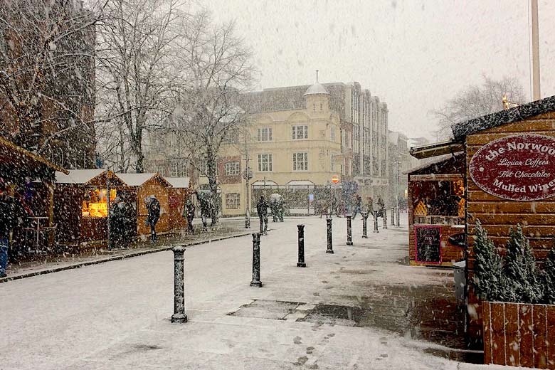 Hoping for snow at Chester's Christmas Market