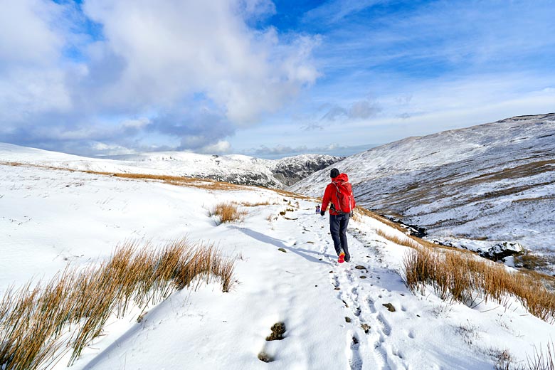 Winter snow in the Lake District, Cumbria, UK