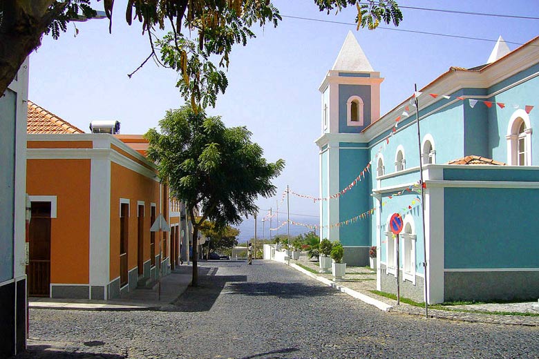 Street in São Filipe Street in São Filipe