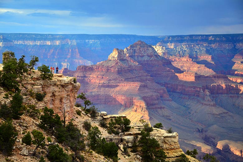 Taking in the view from the South Rim of the Grand Canyon