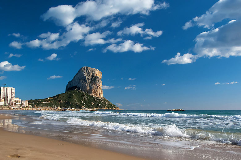 The distinctive Peñón de Ifach in Calpe