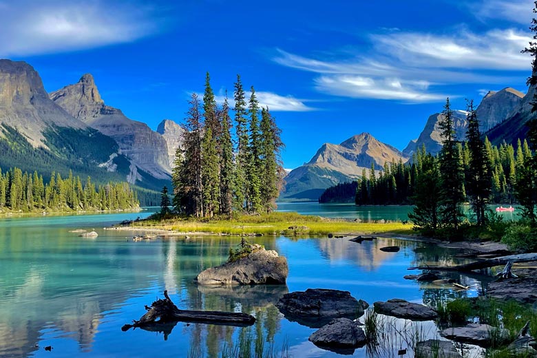 Spirit Island on Maligne Lake, Alberta