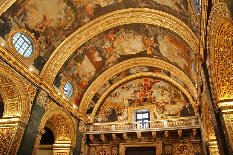 Ceiling of St John's Cathedral, Valletta Ceiling of St John's Cathedral, Valletta