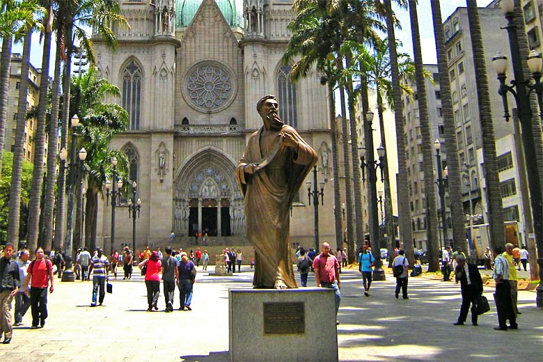 Statue of Saint Paul the apostle, the city's namesake Statue of Saint Paul the apostle, the city's namesake