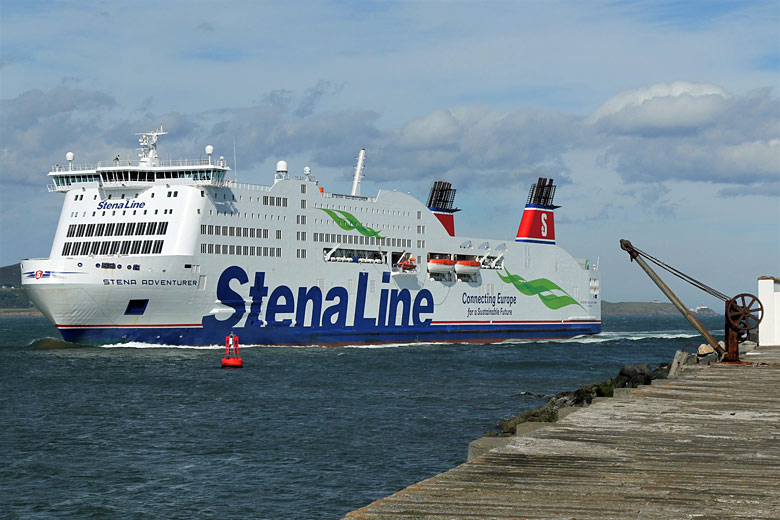 Stena Adventurer entering the port of Dublin Stena Adventurer entering the port of Dublin