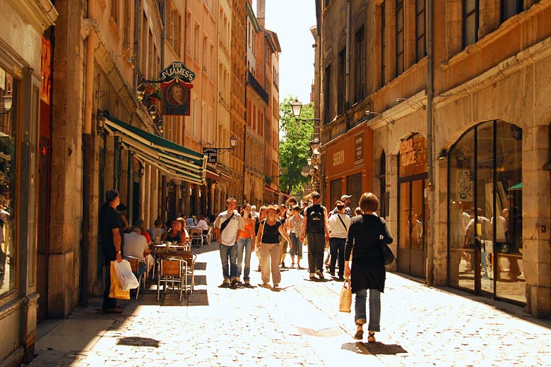 Walk the cobbles of Vieux Lyon
