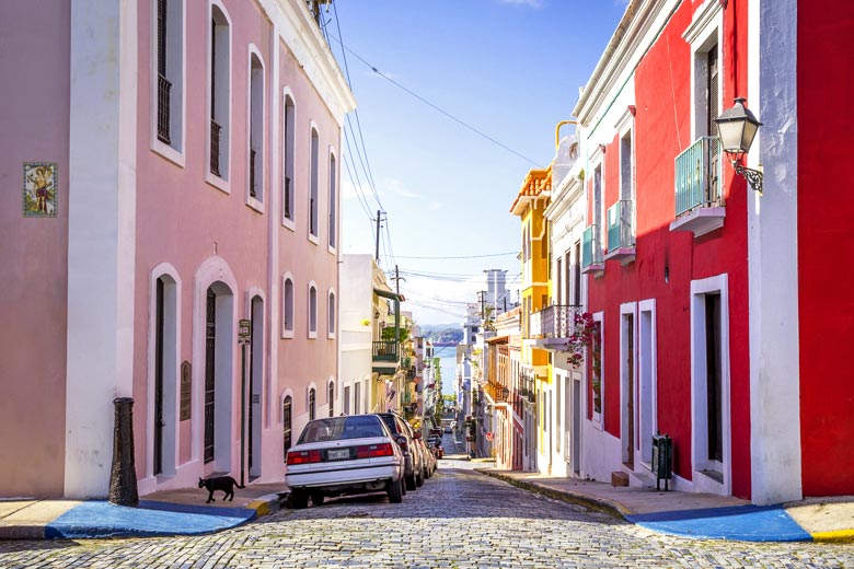 Street in Old San Juan, Puerto Rico