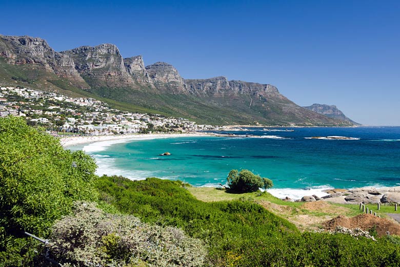 Summer day in Camps Bay, Cape Town, South Africa Summer day in Camps Bay, Cape Town, South Africa