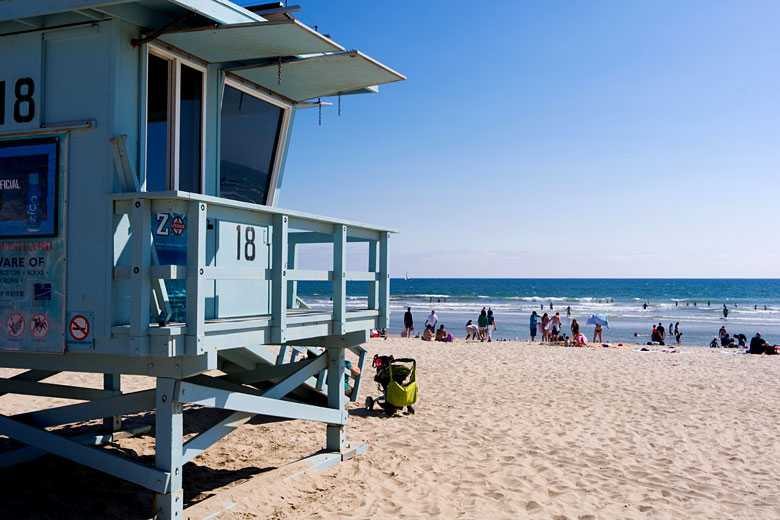 Summertime on Venice Beach, Los Angeles Summertime on Venice Beach, Los Angeles