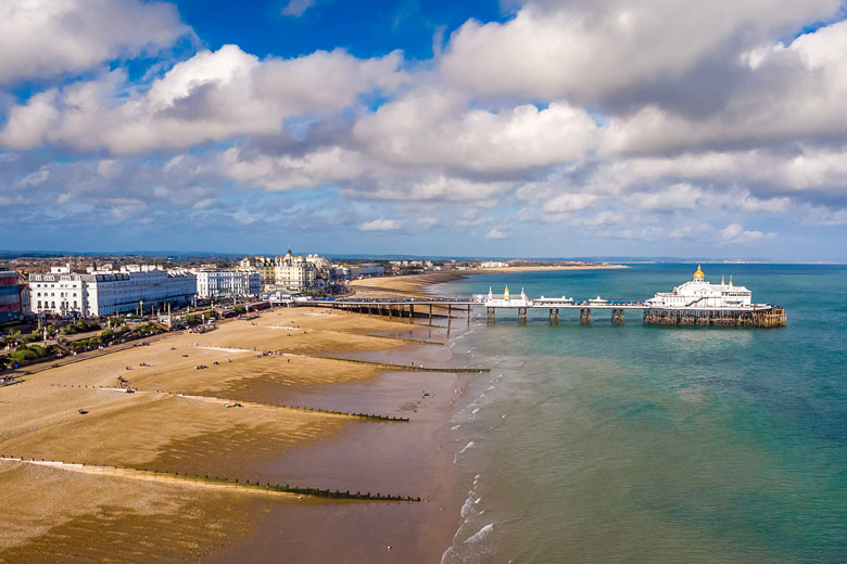 The sunniest place in the UK is Eastbourne, East Sussex