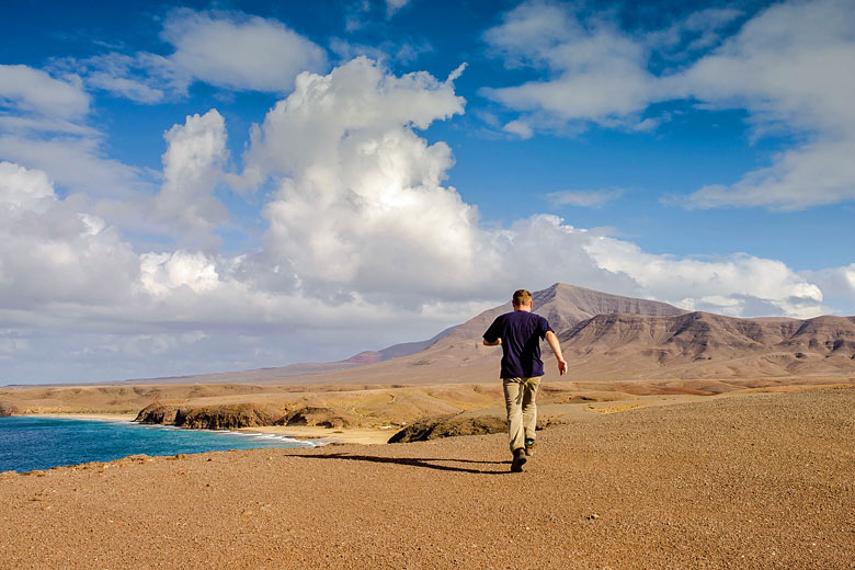 Open spaces on a sunny day in Lanzarote, Canary Islands Open spaces on a sunny day in Lanzarote, Canary Islands