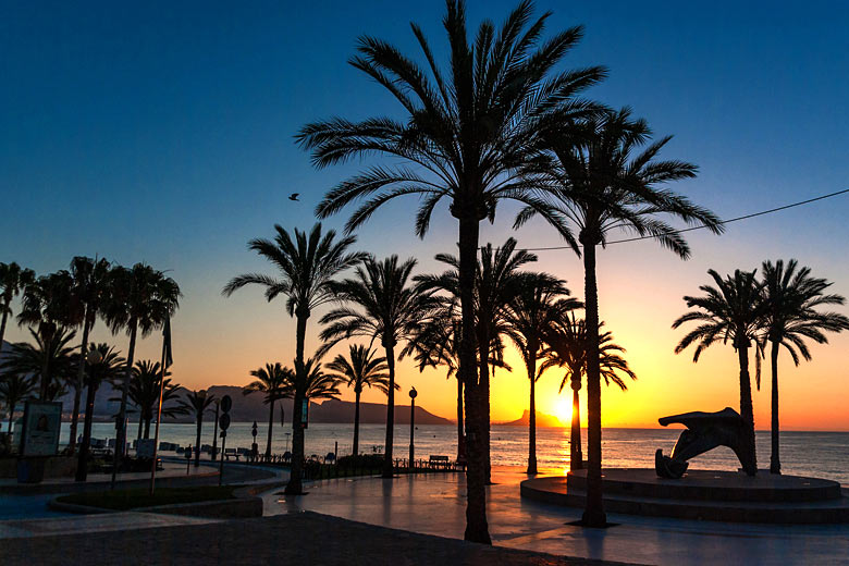 Sunrise over the sea at Albir