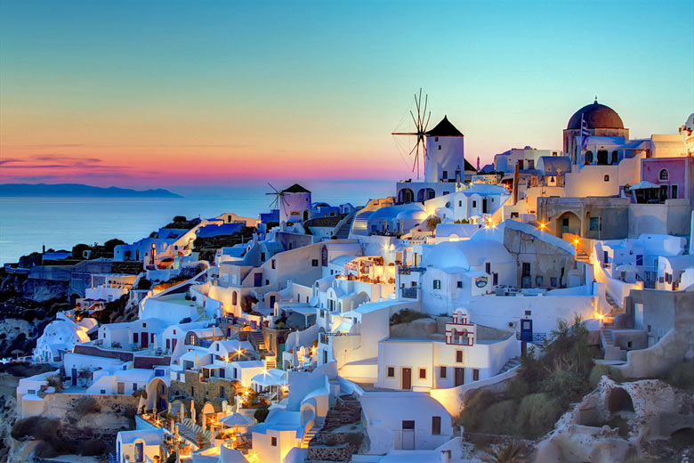 Sunrise over Santorini Sunrise over Santorini