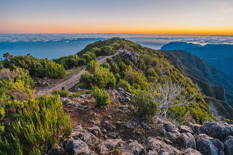 Sunrise from the top of Pico Ruivo Sunrise from the top of Pico Ruivo