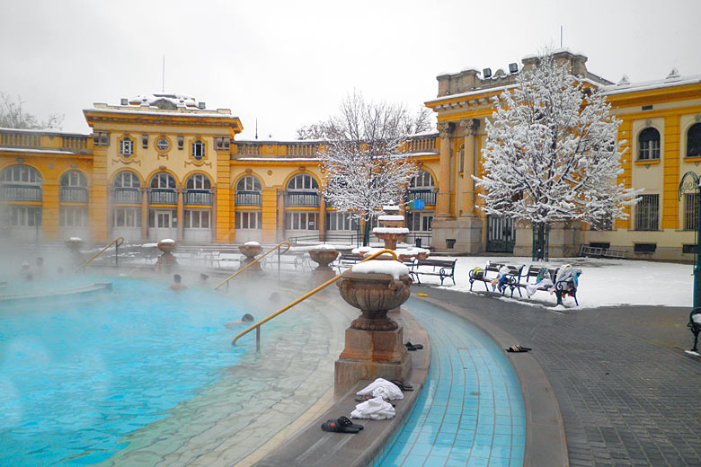 Dip into the Szechenyi Baths, Budapest