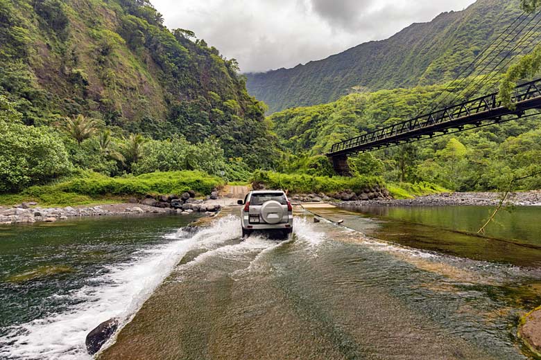 Taking a 4WD tour of the interior