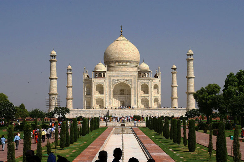 The Taj Mahal in Agra, India The Taj Mahal in Agra, India