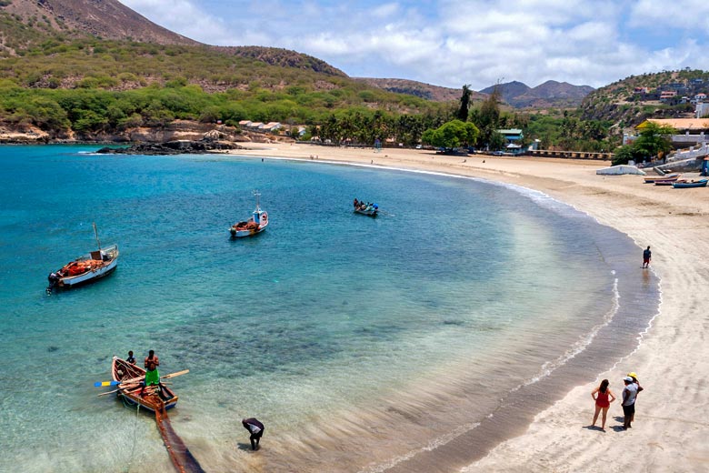 Tarrafal Beach, Santiago Island, Cape Verde Tarrafal Beach, Santiago Island, Cape Verde
