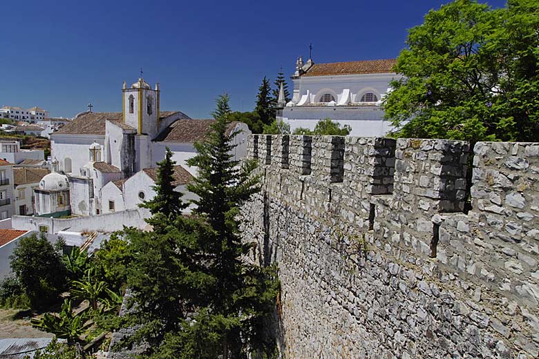 Part of the old town of Tavira, Algarve Part of the old town of Tavira, Algarve