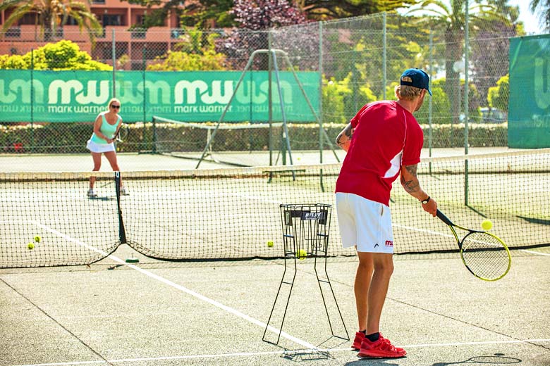 Take a tennis lesson from a pro at San Lucianu Resort Take a tennis lesson from a pro at San Lucianu Resort