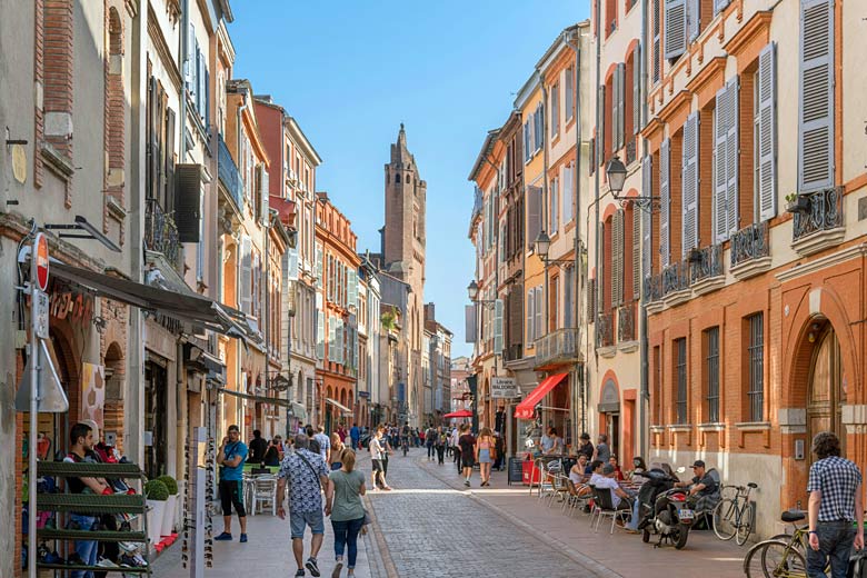 The warm hues of the 'Pink City', Toulouse, France