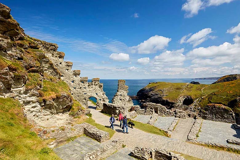 Tintagel Castle, Cornwall - photo courtesy of English Heritage