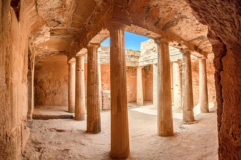 Inside the sunken Tombs of the Kings Inside the sunken Tombs of the Kings