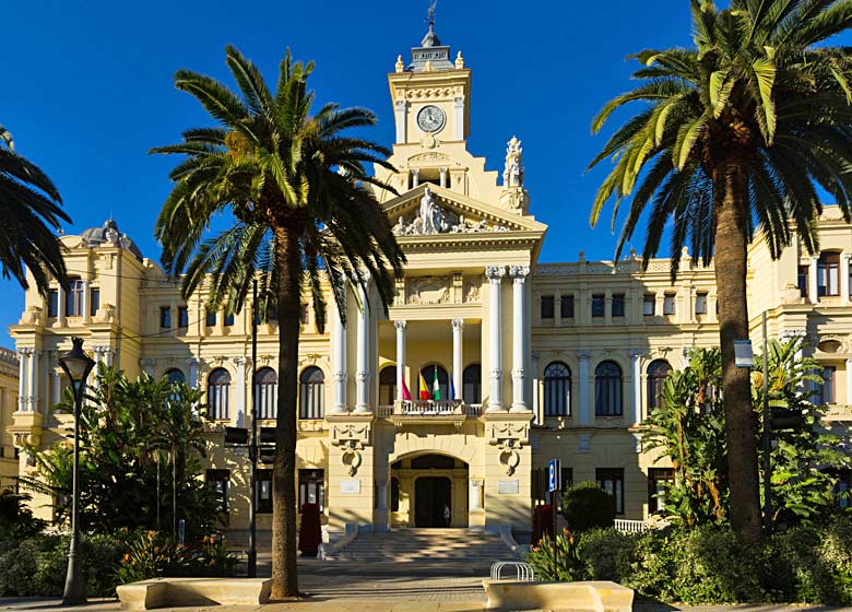 The town hall in Malaga, Costa del Sol The town hall in Malaga, Costa del Sol