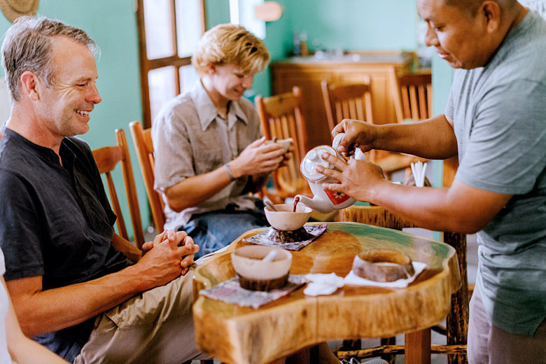 Try sustainable cacao-drink-making
