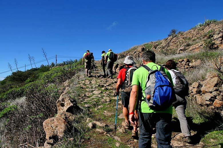 Trekking into the Parque Nacional de Garajonay, La Gomera Trekking into the Parque Nacional de Garajonay, La Gomera