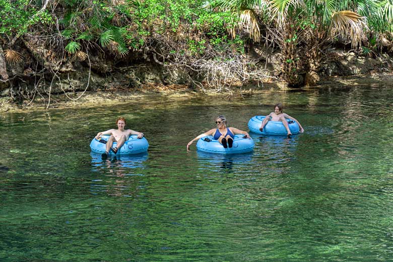 Tubing the waters of Blue Spring State Park Tubing the waters of Blue Spring State Park