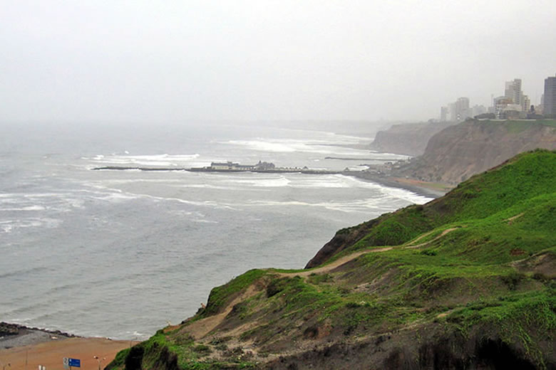 Typical winter day in Lima, Peru Typical winter day in Lima, Peru
