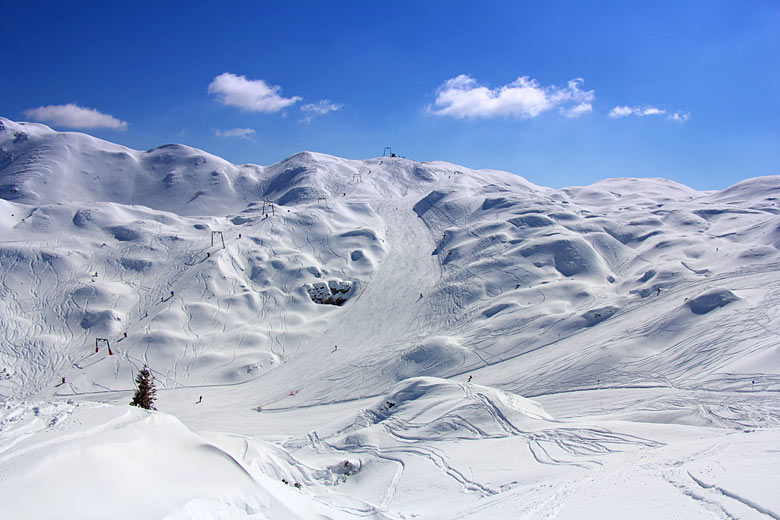 The upper slopes at Vogel The upper slopes at Vogel