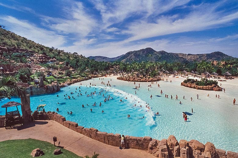 Valley of the Waves water park, Sun City © Michele and Tom Grimm - Alamy Stock Photo