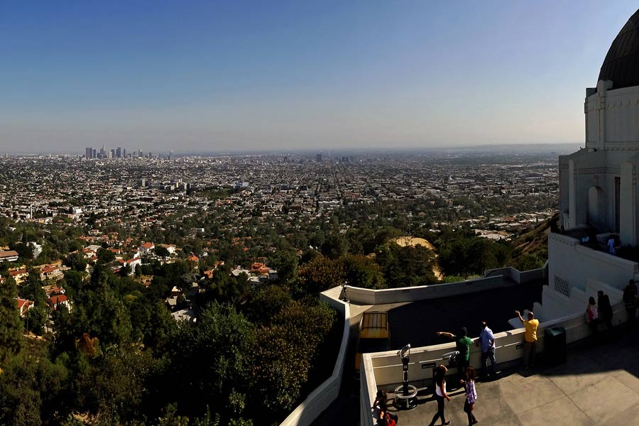 View of LA from the Griffith Observatory View of LA from the Griffith Observatory