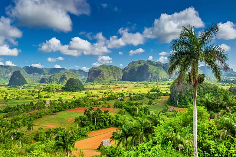 The Viñales valley in western Cuba The Viñales valley in western Cuba