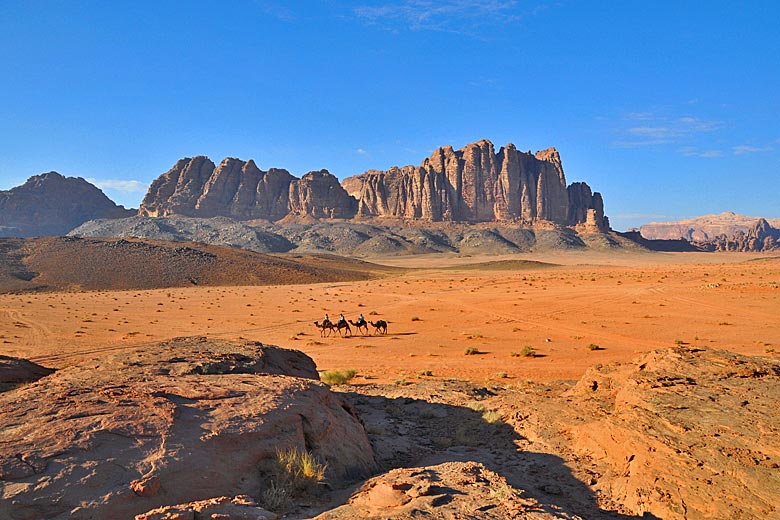 The tell-tale rusty hues of Wadi Rum, Jordan