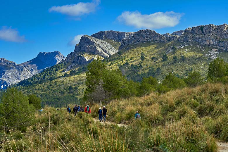 Walking in the mountains of Majorca