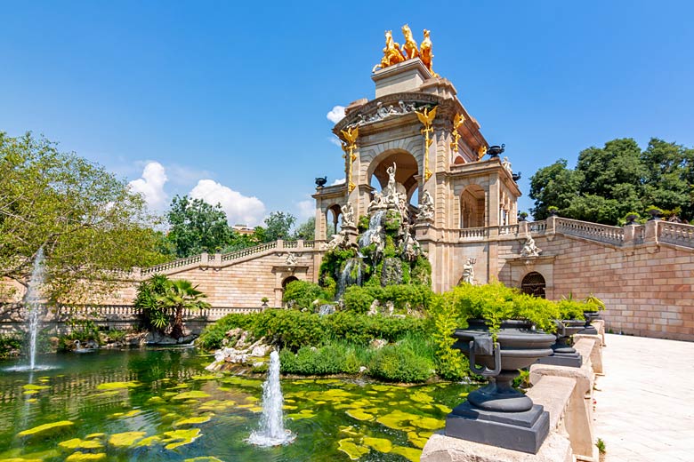 The fountains at Parc de la Ciutadella, Barcelona The fountains at Parc de la Ciutadella, Barcelona