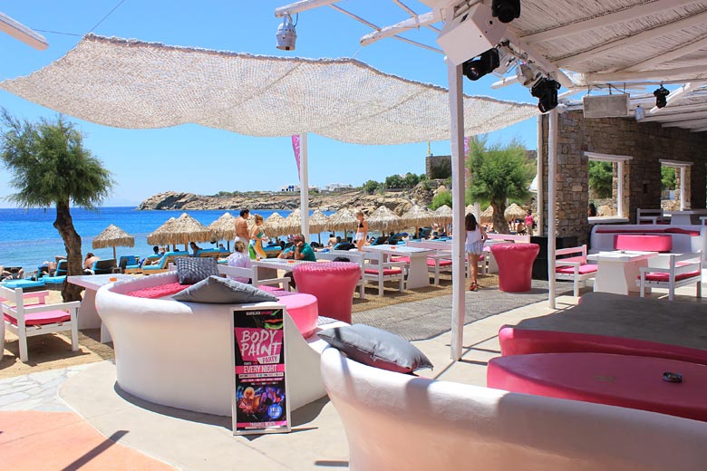 Famous Paradise Beach Club, Mykonos