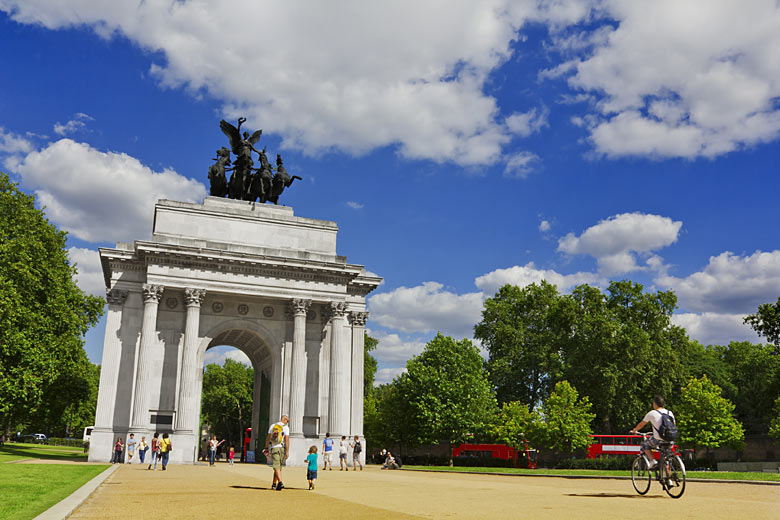 The Wellington Arch at Hyde Park Corner, London The Wellington Arch at Hyde Park Corner, London