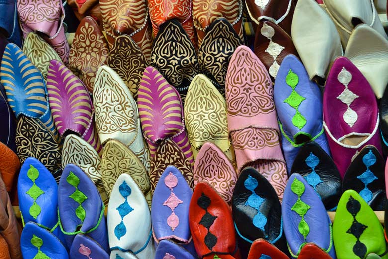 Slippers in the Marrakesh Souk Slippers in the Marrakesh Souk