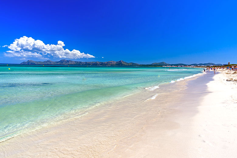 The powdery white sands of Es Comú