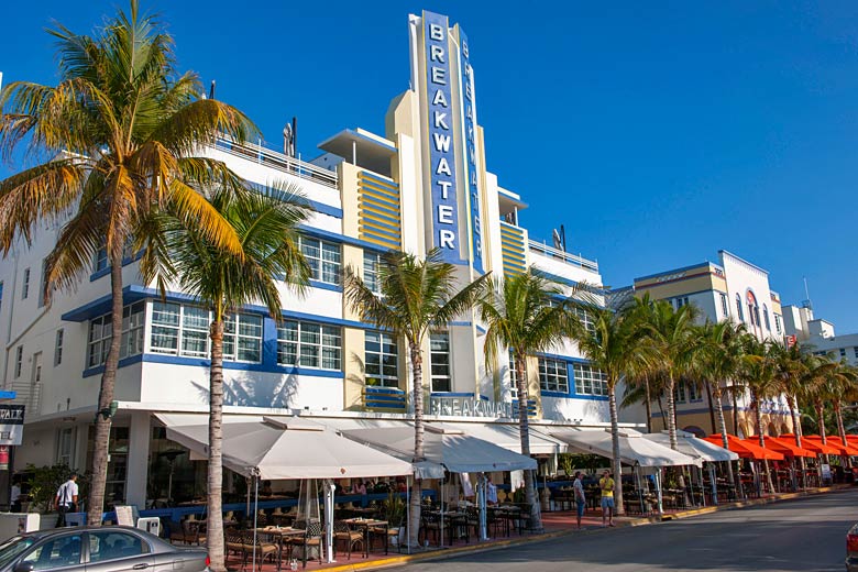Art deco architecture on Ocean Drive, Miami Beach - photo courtesy of Greater Miami Convention & Visitors Bureau Art deco architecture on Ocean Drive, Miami Beach - photo courtesy of Greater Miami Convention & Visitors Bureau