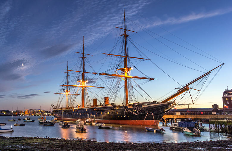 HMS Warrior, Portsmouth Historic Dockyard © Linas - Adobe Stock Image HMS Warrior, Portsmouth Historic Dockyard © Linas - Adobe Stock Image