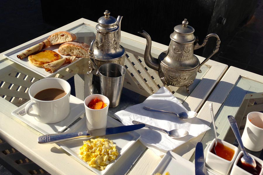 Breakfast at Riad Malaika, Essaouira © Andrew Nash - Flickr Creative Commons Breakfast at Riad Malaika, Essaouira © Andrew Nash - Flickr Creative Commons